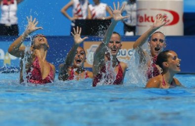 Spain wins gold in synchro swimming at worlds